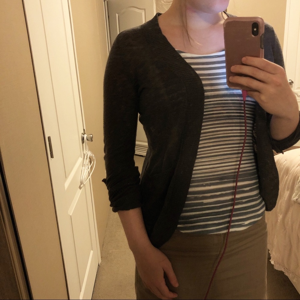 Maurice’s cardigan and Maurice’s tank